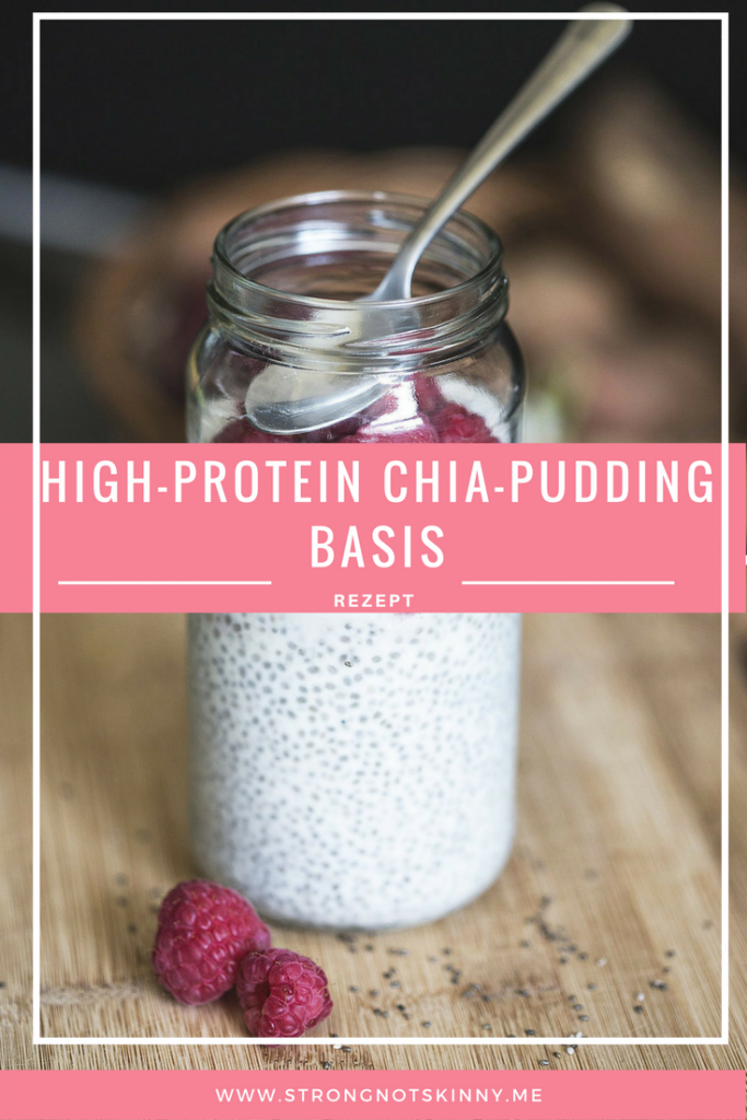 Low Carb Veganes Rezept mit viel Protein Chia Pudding Basis Rezept