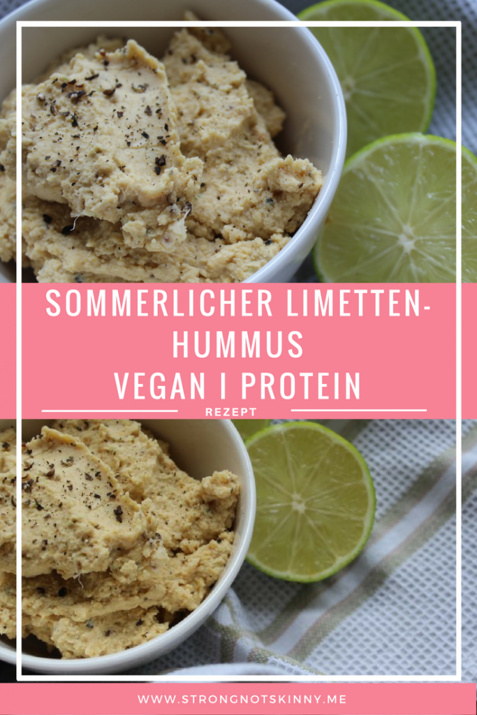 Vegan Low Carb Limetten Hummus