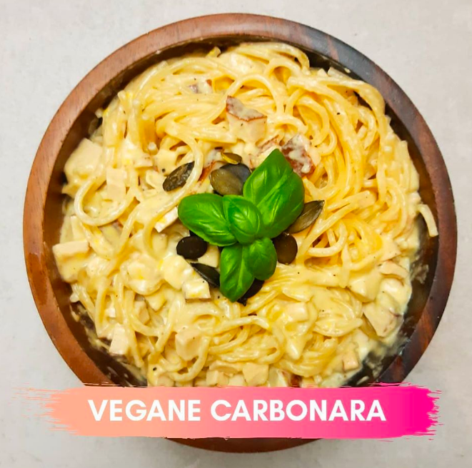 vegane Carbonara Rezept ohne Ei laktosefrei